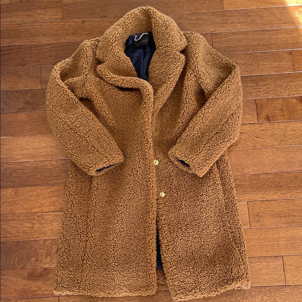 J. Crew Brown Teddy Jacket